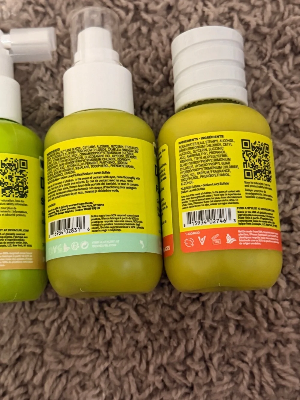 DevaCurl Kids Green Curl Care Travel Set
